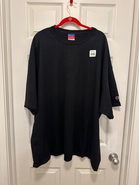 Champion Black Short Sleeve Athletic Crew Tee